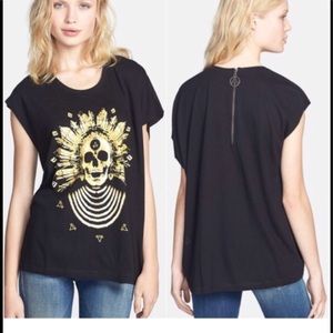 Eleven Paris women’s asymmetrical muscle tee. XS